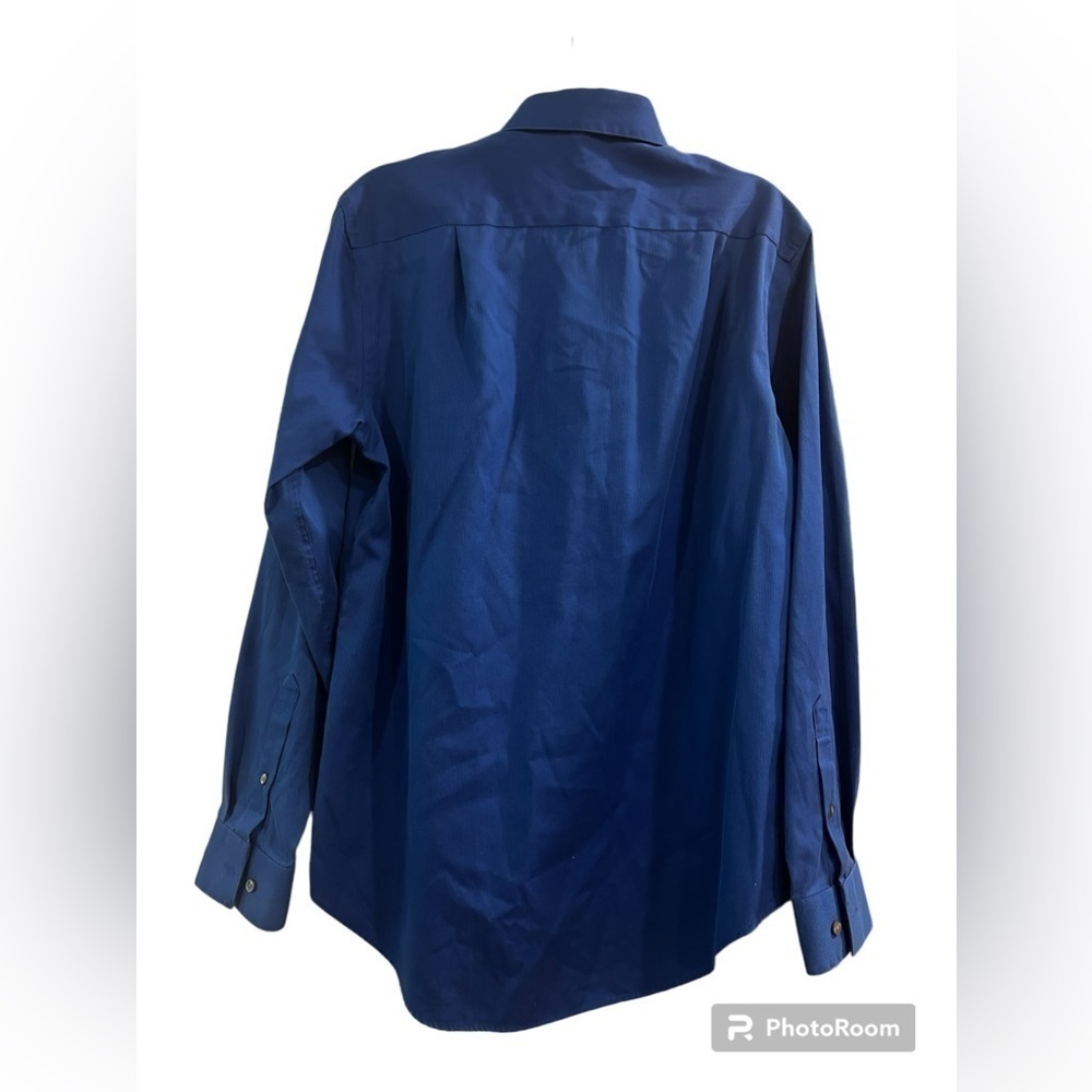 Calvin Klein Two Ply Dress Shirt Size 16 - Picture 2 of 3